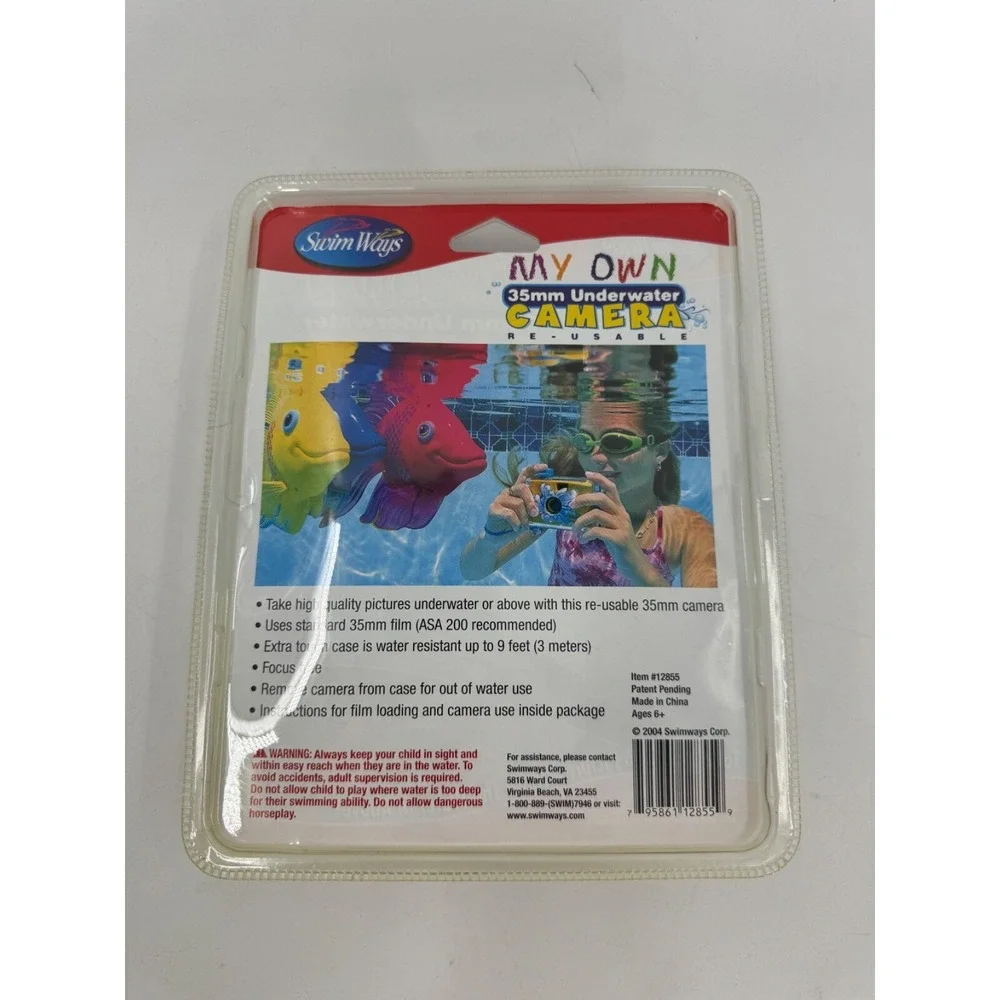 New SWIM WAYS MY‎ OWN 35mm Underwater Reusable Camera Sealed